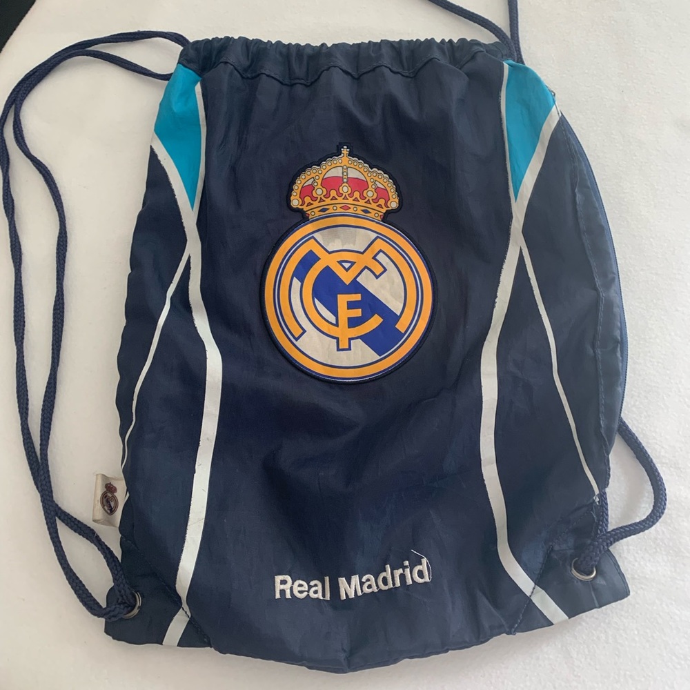 Real Madrid sport drawstring backpack